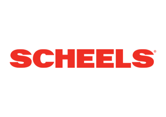 Red Scheels logo
