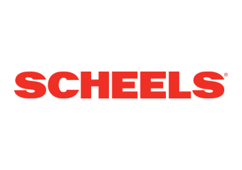 Red Scheels logo